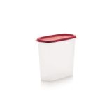 Tupperware Modüler Saklama Kabı Oval-3 1.7 L Kırmızı Kapak Hava Geçirmez