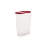 Tupperware Modüler Saklama Kabı Oval-4 2.3 L Kırmızı Kapak Hava Geçirmez