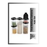 Tupperware Oval Bakliyat Saklama Kabı 5'li Set