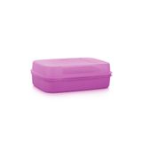Tupperware Özel Kare 2 Litre Geniş Mor Gıda Saklama Kabı Hava Geçirmez Kapaklı Pratik Mutfak Çözümü