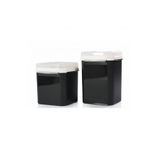 Tupperware Özel Kare 2'li 4 Lt-5.5 Lt Siyah Çok Amaçlı Saklama Kabı