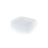 Tupperware Özel Kare Gıda Saklama Kabı 2.6 L Siyah Şeffaf Kapak Hava Geçirmez