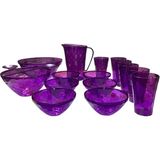 Tupperware Pırlanta Mor Set 27 Parça Tam Set Saklama ve Servis Kabı Piknik Seti