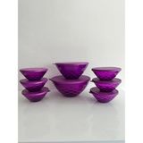 Tupperware pırlanta mor set 3.5lt 2lt ve 6adet kasesi