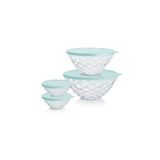 Tupperware Pırlanta Servis 4'lü Saklama Kabı