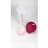 Tupperware Pişirme Mix-Fix şekşek 600 ml Shake-It lila Shaker ölçüm - karıştırma kabı Shaky…