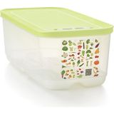 Tupperware Plastik Saklama Kabı 6,1L Atmosfer Kontrollü Havalandırma Tekli 38x18,8x13,5 cm