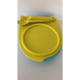 Tupperware Pratik Beslenme Kutusu - 1 Yaş ve Üzeri - Beyaz - Eflatun
