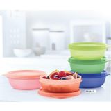 Tupperware Renkli Şeker Kaplar 300 ml X5 Hafif ve Taşınabilir Kamp Yemek Saklama Kabı