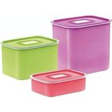 Tupperware Renkli Su Saklama Kabı 3'lü Set