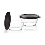 Tupperware Royal 2'li 290 ml Siyah Saklama Kabı