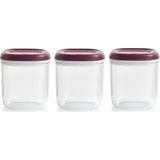 Tupperware Royal Kavanoz 3'Lü 780 Ml Saklama Kabı Mor Hsgl