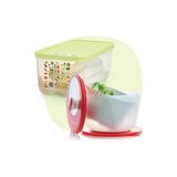 Tupperware Salatacı Seti - Sera Serisi Yüksekgövdeli Saklama Kabı Lime 6.1l ve Salata Kurutucusu 3.9l