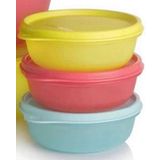 Tupperware şeker kaplar 3 lü