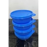 TUPPERWARE ŞEKER KAPLAR 300 ML 3 Lü (mavi)