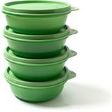 Tupperware Şeker Kaplar 300 ml 4 Adet Yeşil Renk Saklama Kabı 4lü Şeker Kap