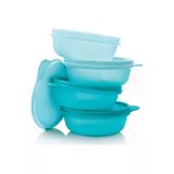 Tupperware Şeker Kaplar ( 4 X 300 Ml) Mavi