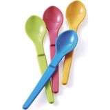 Tupperware Şeker Kaşıklar 4'lü - 1 Yaş ve Üzeri - Beyaz - Eflatun