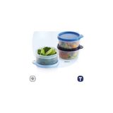 Tupperware Şeker Üçüzler Saklama Kabı 3'lü Set - Mavi - Beyaz
