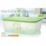 Tupperware Sera 9.9 lt Yeşil Saklama Kabı
