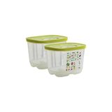Tupperware Sera Buzdolabı Saklama Kabı, Dikey Küçük Boy, 2 x 1.8 Lt