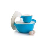 Tupperware Sihirli Miksim Ikili Karıştırma ve Saklama Kabı 3,5lt ve 650ML - Mavi - 3,5 lt