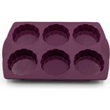 Tupperware Silikon 6'lı Muffin ve Mini Kek Kalıbı - Mor