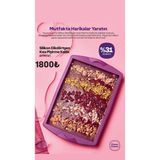 Tupperware Silikon Dildörtgen Kısa Pişirme Kalıbı