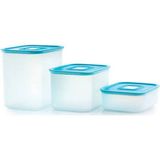 Tupperware Su Turkuaz Set 3'lü (Saklama Kabı) Hasgül
