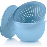 Tupperware Süzgeçli 4.3 lt Mavi Saklama Kabı
