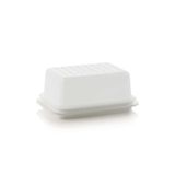 Tupperware Tereyağ Saklama Kabı, Beyaz, 16.3 x 10.8 x 6.8 cm