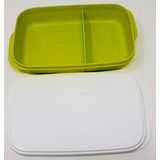 Tupperware to Go beslenme kabı yemek kutusu, 590 ml fıstık yeşili ayırma duvarlı