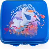 Tupperware to Go Twin Eco+ ekmek kutusu, sandviç kutusu, kap, Kindi Twin çocuk anaokulu okul sandviç kutusu, Frozen Olaf mavi