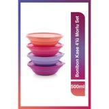 Tupperware Tupperware Bonibon Kase 4'Lü Morlu Set 500 Ml 4542Serı