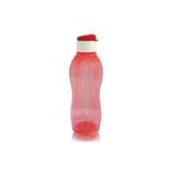 Tupperware Tupperware Eco Şişe 750 Ml Kırmızı Beyazlı Kapaklı Matara Suluk Kolay Kapak