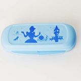 TUPPERWARE TW Prenses Box Pastel Mavi Gözlük Kutusu Kılıf Kalemler + Tükenmez Kalem