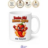 Tupya Gift Acı Biber Temalı Komik Baskılı Kupa Bardak Esprili Hediye Porselen Mug - Adet - Beyaz
