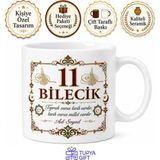 Tupya Gift Bilecik Plakalı Kuruluşun Toprakları Osmanlı Ruhu Hatıra Kupası Hediye Bardak - Adet - Beyaz
