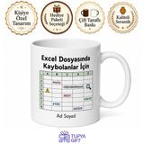 Tupya Gift Excel Dosyası İçinde Kaybolanlara Satır Sütun Hata Formülü Kupa Bardak Hediye