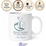 Tupya Gift Fizik Tedavi Rehabilitasyon Uzmanı Ftr Kupa Bardak Hediye Porselen Mug - Adet - Beyaz
