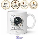 Tupya Gift Fotoğraf Dergileri Lens Incelemeleri Düğün Fotoğrafçılığı Drone Çekimi Kupa Bardak Hediye - Adet - Beyaz