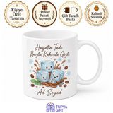 Tupya Gift Frappe Ve Soğuk Kahve Tüketenlere Buz Küpü Çizimli Yazlık Kupa Bardak Hediye