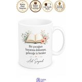 Tupya Gift Isim Yazılı Öğretmenler Günü Hediyesi Kupa Bardak Özel Tasarım Baskılı - Adet - Beyaz