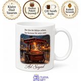 Tupya Gift Kestaneci Kömür Ateşi Kış Akşamı Nostaljisi Kupa Bardak Hediye - Adet - Beyaz