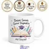 Tupya Gift Kişiye Özel Karne Hediyesi Baskılı Kupa Bardak Öğrenci Için Hediye - Adet - Beyaz