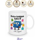 Tupya Gift Kredi Kartı Extre Korkusu Esprili Kupa Bardak Komik Hediye - Adet - Beyaz