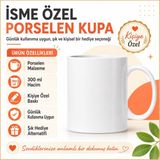 Tupya Gift Küçük Prens ve Prenseslere Özel Isimli Çocuk Kupası Hediye Bardak - Adet - Beyaz
