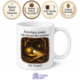 Tupya Gift Maden Mühendisi Kupa Galeri Açma Tahkimat Baret Yeraltı Temalı Hediye Bardak