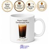 Tupya Gift Nitro Cold Brew Gazlı Soğuk Kahve Temalı Baskılı Kupa Bardak Hediye