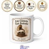 Tupya Gift Nostalji Sevenlere Özel Kupa Bardak | Retro Tasarım Hediye Kupa - Adet - Beyaz
